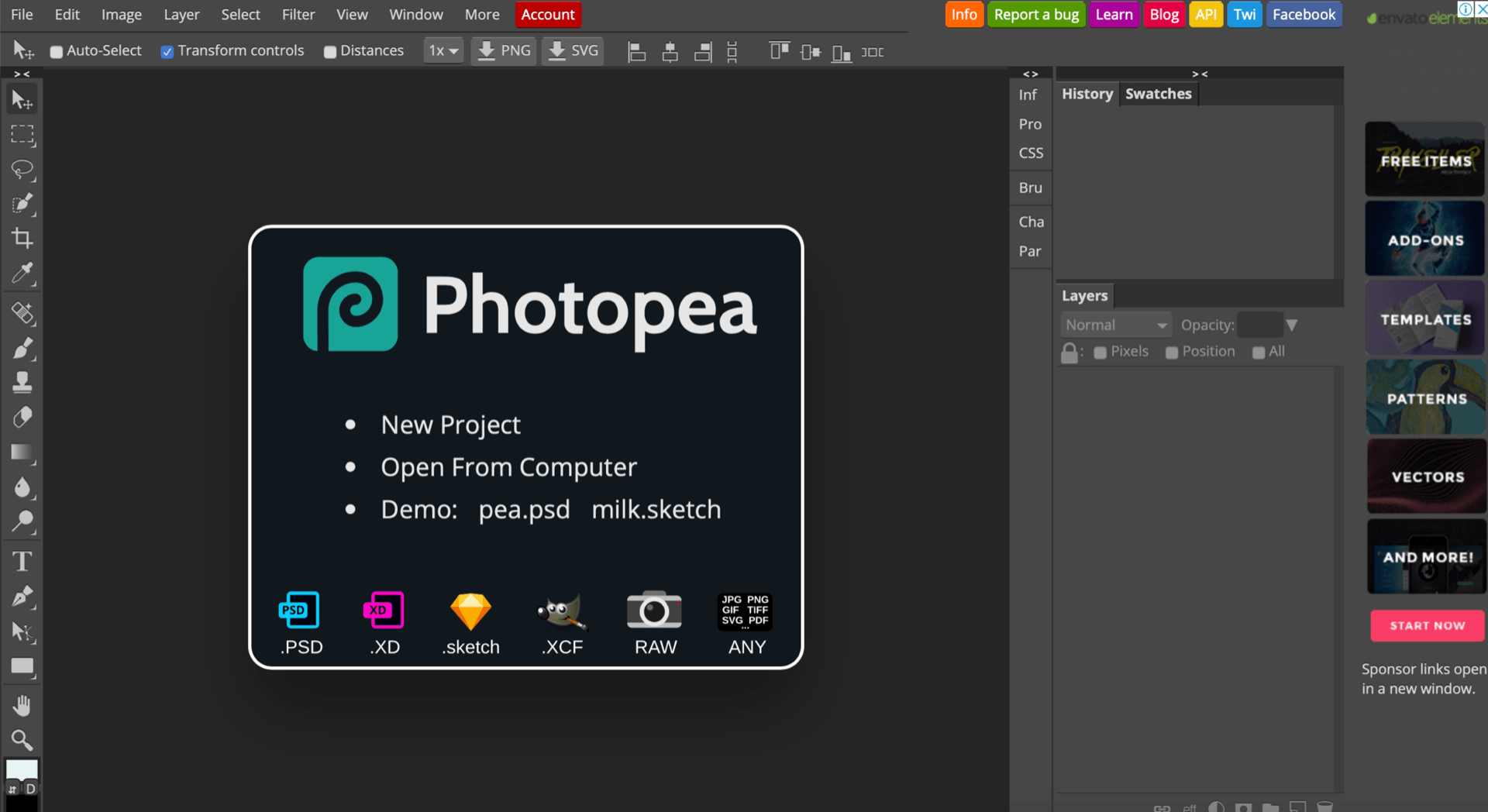 Photopea на русском. Photopea. PSD редактор. Браузерный фотошоп. Photopea на андроид.