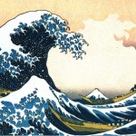 The Great Wave off Kanagawa, by Hokusai, 1820's.