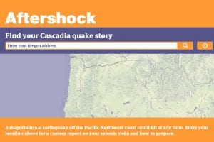 Oregon aftershock map presentation