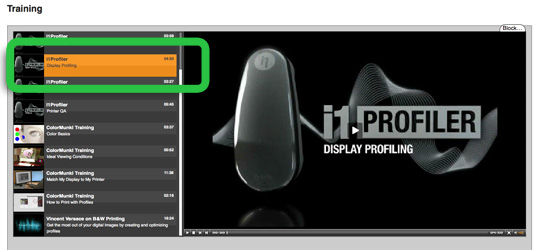 i1 Display Pro video