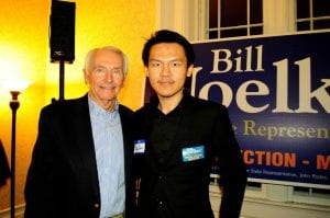 Volur Zhang with Kentucky Governor Steve Beshear. (Photo Submitted)