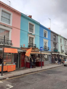 The colorful, whimsical Portobello Road