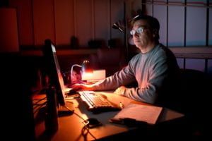 James Sowell, director of the Observatory, during a previous public night. Photo: Rob Felt