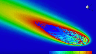 TEMPERATURE FIELD AND FLUID FLOW IN THE STEADY STATE MELT POOL VIDEO