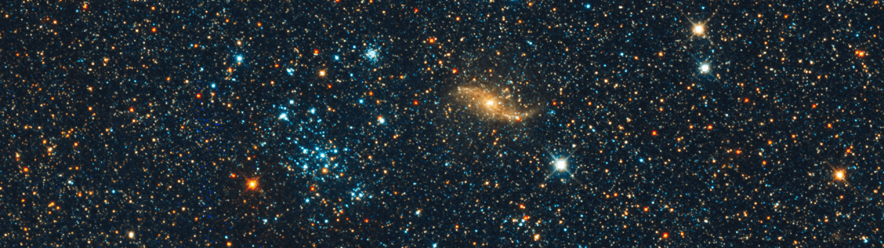 HST image from PHAT of cluster, association, and galaxy
