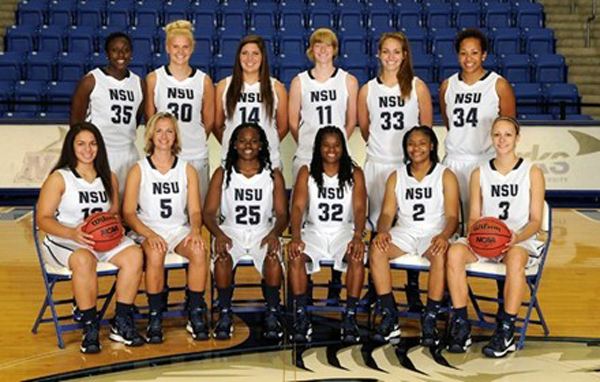 NSU Women's Basketball Team