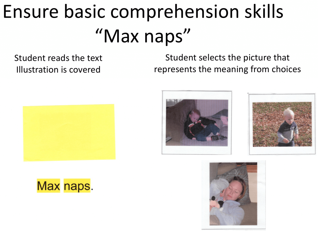 Probing reading comprehension