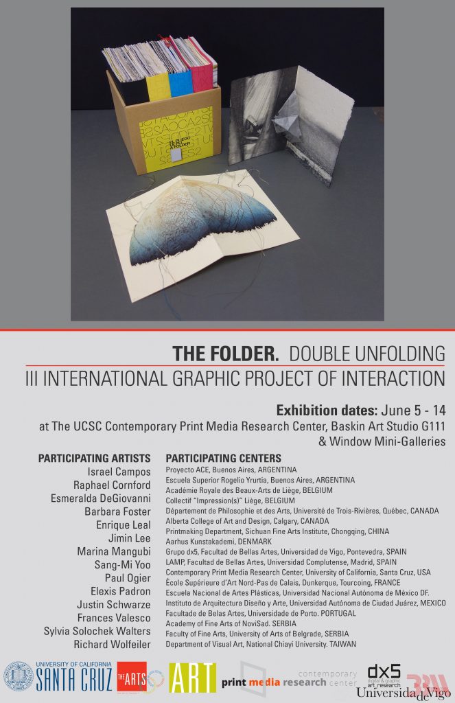 Poster for the FOLDER exhibition