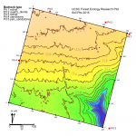 FERP 2015 contour and soil pit locations