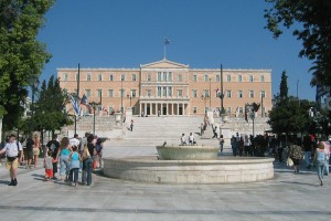 Greek Parliament Building. Photo by Wally G.