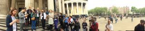 PIAO and friends read from the Paris Agreement at the British Museum, May 2016