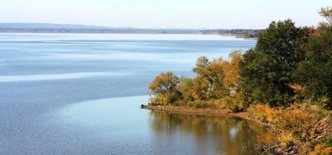 Lake Wister, Oklahoma.