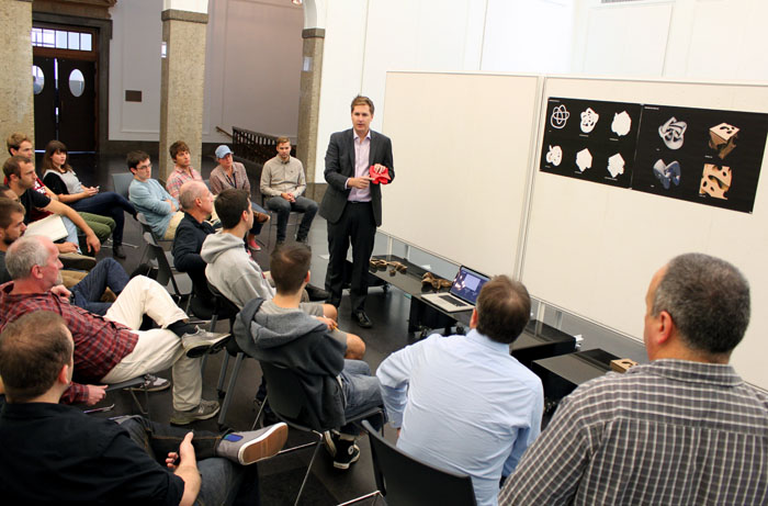 Alumnus Andrew Saunders talks about the weekend workshop he led for Fay Jones School architecture students.