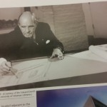 Photo of Edward Durell Stone at Work, from the Arkansas Architectural Archives