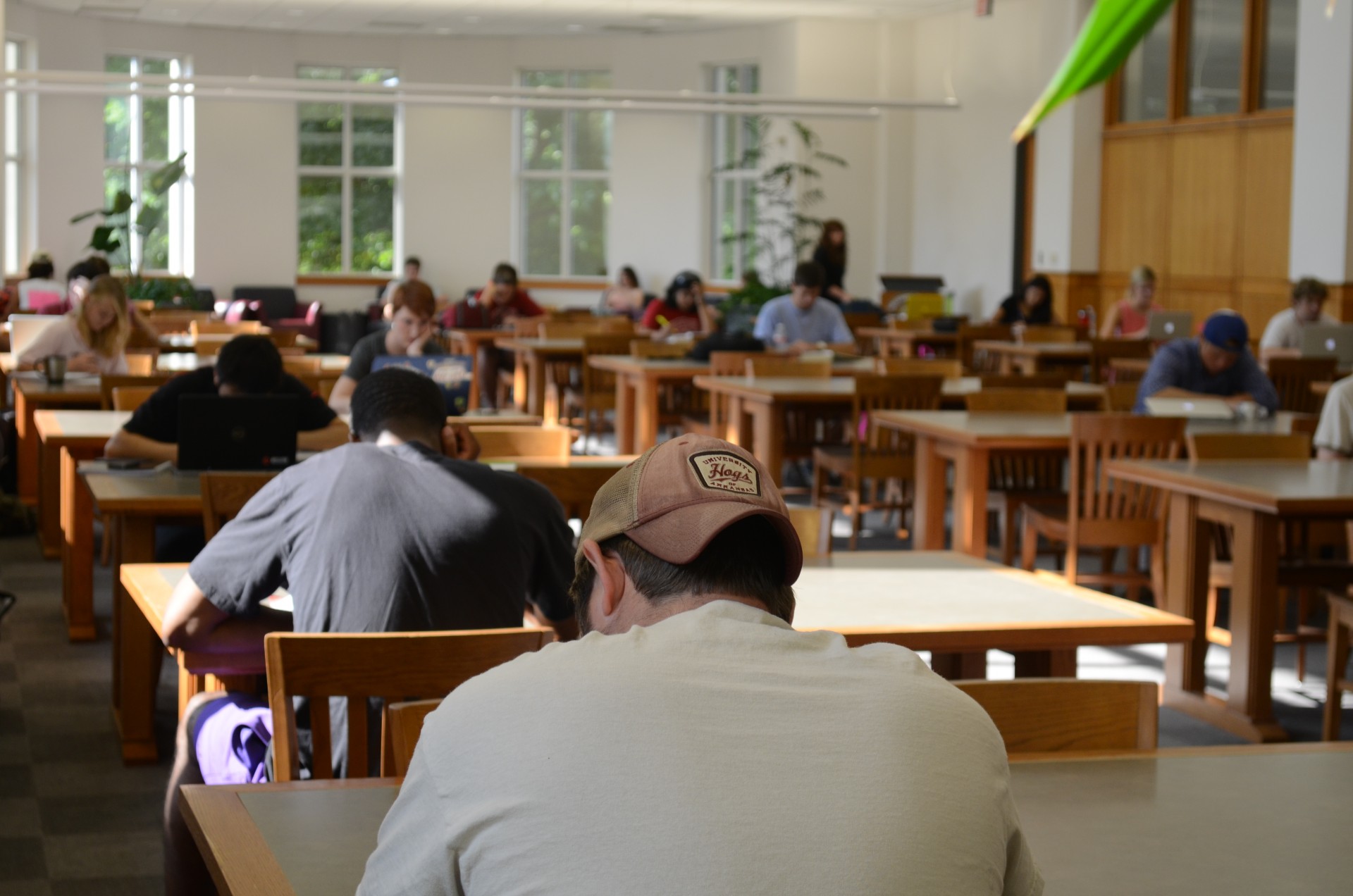 Walton Reading Room in Mullins Library