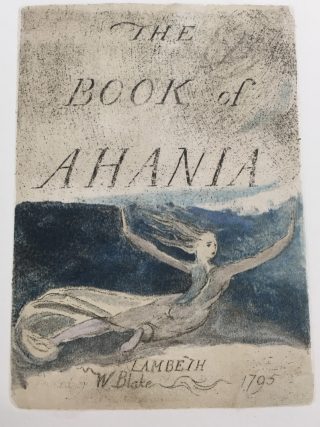 Blake Intaglio engraving in Ahania. 