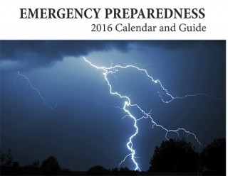 2016 Calendar Cover with Lightning
