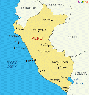 map of Peru