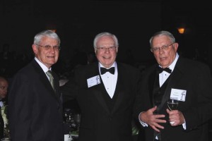 Three men in formal wear