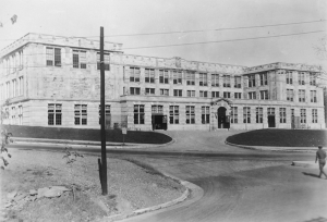 an old photograph of Engineering Hall