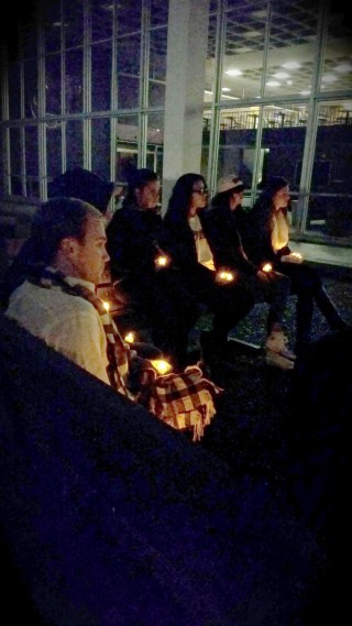 Students and faculty members listened to the guest speakers discuss the issues facing the world.