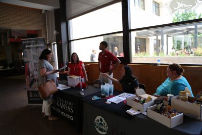 The Housing crew spent time each during each Orientation session to answer questions about Move-In 2016 | Photo by University Housing