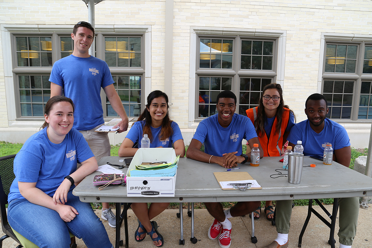 Founders staff ready to go - from left : Hayley Cole, Pierce Grimm, Urvashi Banerjee, Todd Kitchen, Kami Parmenter and Ben Rutabana