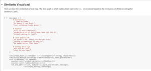 Sample of Google's code highlighting use of conversational vocab