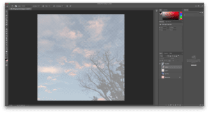 screenshot of sky above ht layer