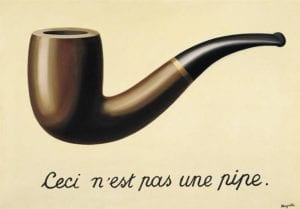 René Magritte, The Treachery of Images. 1929. 