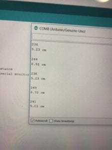 serial log of distance