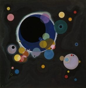 "Several  Circles" by Vasily Kandinsky