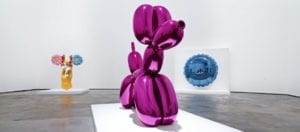 Jeff Koons, "Ballon Dog". 