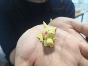 One of the users is very excited to get her Pikachu in the final show