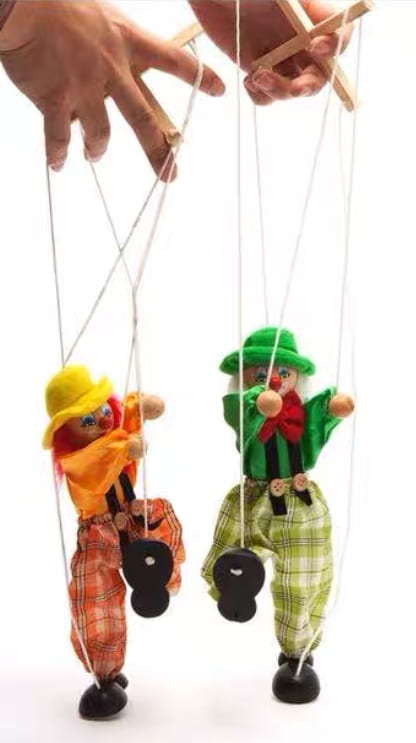 Puppet with control bars