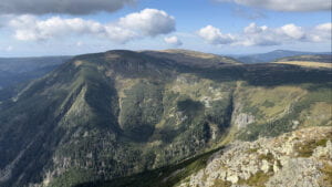 View of mountains