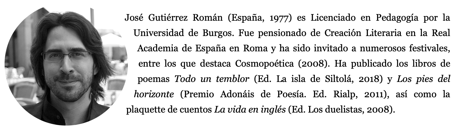 Biografía de José Gutiérrez Román