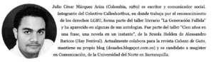 Bio de Julio César Márquez Ariza