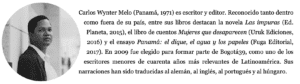 Bio de Carlos Oriel Melo