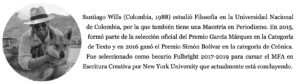 Bio de Santiago Wills