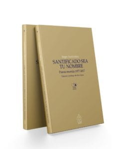 Libros impresos de poesía "santificado sea tu nombre"