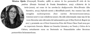 biografía de Monica Ojeda 