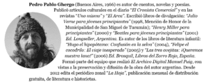 biografia pedro ghergo.