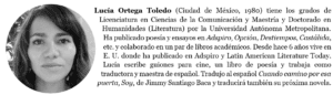 biografía Lucía Ortega