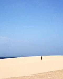 Desierto, agua, arena, mar