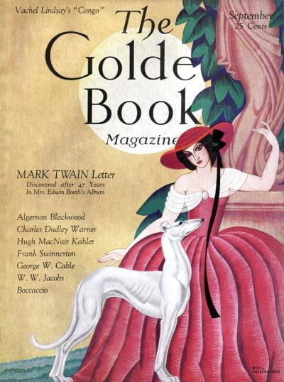 Figure 8. Unknown illustrator, cover of The Golden Book Magazine, Sept. 1929. 