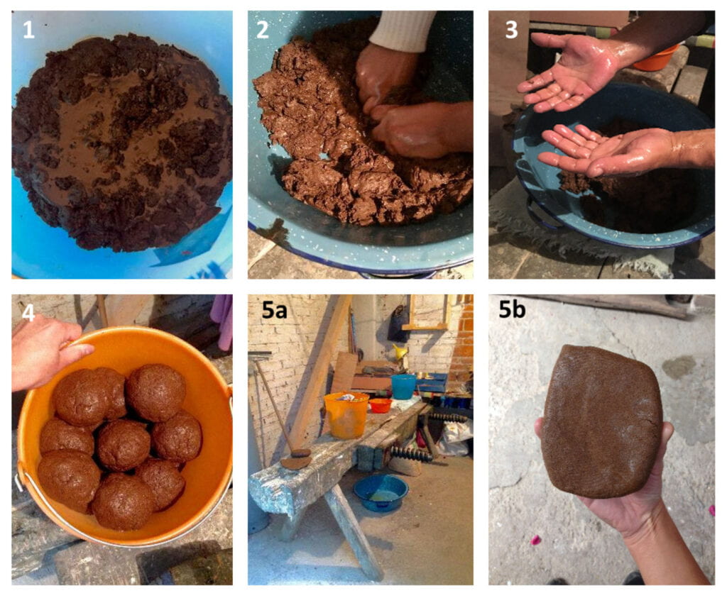 6 stages in the production of chia oil.