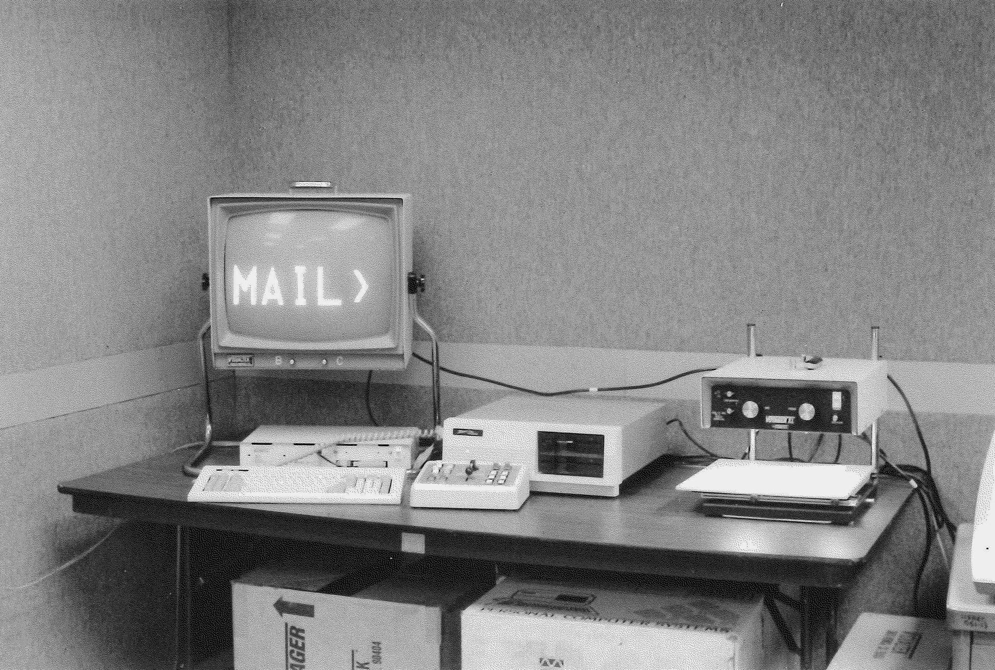 several pieces of computing equipment and a monitor