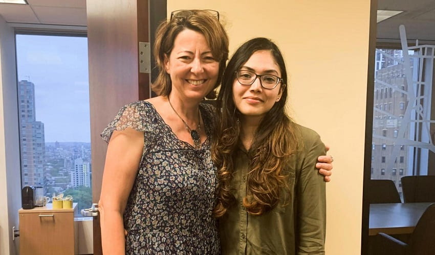 Tandon's Dean Jelena Kovačević and Iqra Shaikh