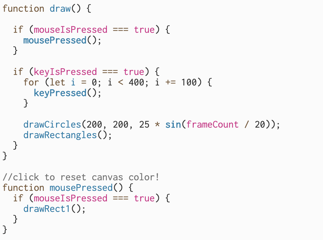 Project 1: Generative Visuals – Documentation Blog